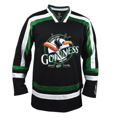 Guinness Hockey Jersey Embroidered Polyester Athletic Shirt Official Merchandise Branded Hockey Jersey