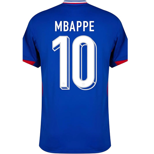 France Soccer Jersey 2024/25- Kylian Mbappe Jersey #10 | Official Mbappe Jersey for Fans (L-Blue)